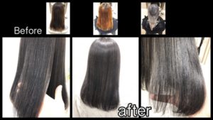 大阪でブリーチを使って透明感最高な外国人風カラーにするには濃厚スモークアッシュ!【みづきさん】の髪