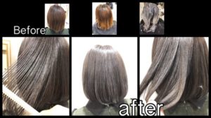 大阪でグレーに染めたい方はアールブリーチと濃厚カラーに！！【じゅりさん】の髪