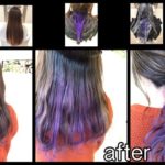 関西でさりげないラベンダーのインナーカラーがお洒落！！【まみさん】の髪