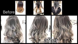 関西でホワイトグラデーションカラーをしたい方必見のブリーチ方法！【すみこさん】の髪