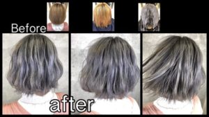 関西でホワイトミルクグレージュのハイトーン外国人風カラーが可愛い！！【みさとさん】の髪