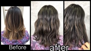 ハイライトとグラデーションを活かしたスモークミルクグレージュの濃厚カラーがお洒落！【ゆりさん】の髪