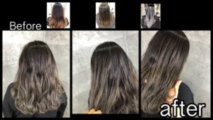 大阪でシークレットハイライトをいれた透明感抜群のグレージュがお洒落!【ゆいさん】の髪