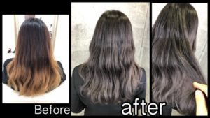 グラデーションベースからのシルバーラベンダーカラーが本田のオススメ！！【ちわこさん】の髪