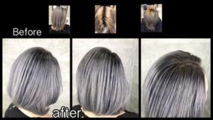 大阪でホワイトカラーの定期的なメンテナンスの仕方【なおさん】の髪