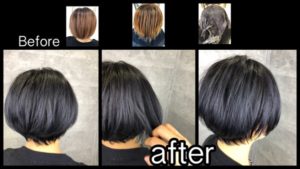 アールカラー|ケアブリーチからの超濃厚グレーで赤味抹殺最新の外国人風カラー【ひとみさん】の髪