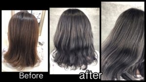 色落ちしても綺麗なミルクティーカラーがお洒落【りなさん】の髪