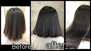 艶感が抜群なラベンダーグレーが可愛い【りこさん】の髪