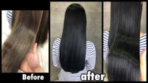 ノアカラーで濃厚なグリーングレージュが綺麗すぎる外国人風カラーを大阪で!【りゆさん】の髪