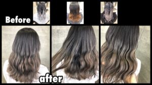 大阪で根元が伸びてきても気にならないけど明るくしたい方にオススメな外国人風カラー【あいかさん】の髪