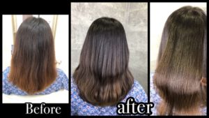 ノアカラーで赤味抹殺のミルクグレージュのナチュラルグラデーションカラーがお洒落！【ゆいさん】の髪