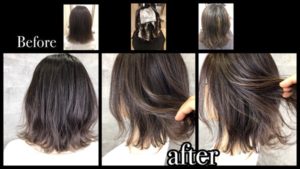 白髪を染めながらハイライトを入れて赤味を無くした外国人風カラーにしたい！【なおこさん】の髪