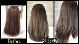 白髪を染めながらノアカラーで透明感抜群なグレージュがお洒落!【あきこさん】の髪