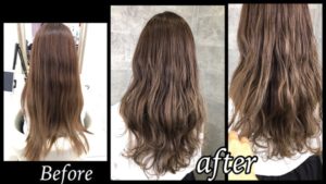 白髪を染めながら外国人風カラーに！積み重ねるアールとノアの組み合わせがやばい！【ようこさん】の髪