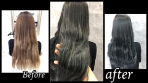 濃厚なグリーンシルバーがお洒落すぎる外国人風カラー【ゆきのさん】の髪