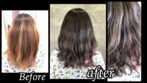 赤味と黄ばみが苦手な方はシルバーグレージュにしよう！！！【さちこさん】の髪