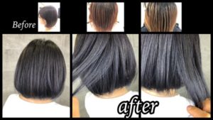 アールブリーチを2回で再現するシルバーグラデーションがお洒落な外国人風カラー【みさとさん】の髪