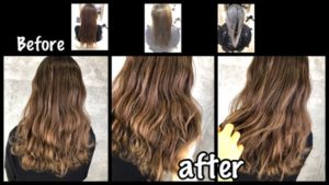 大阪で白髪が気になる方でも赤味抹殺外国人風カラーになれる!!【れいさん】の髪