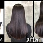 大阪でさりげないアールシステムでラベンダーグレージュが綺麗すぎた！【はつみさん】の髪