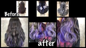 シルバーとブルーバイオレットのインナーカラーが可愛過ぎた！【りささん】の髪