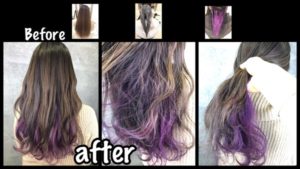 大阪でピンクラベンダーのインナーカラーが王道に可愛い！！【みゆきさん】の髪