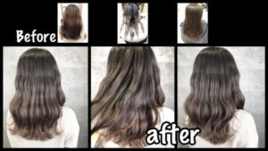 大阪でアールブリーチを使ったアッシュグレーのナチュラルグラデーションカラー【ゆうきさん】の髪