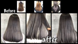 大阪でプラチナシルバーグレーをアールブリーチで再現！！【ゆきこさん】の髪