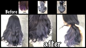 インナーカラーをラベンダーからシルバーラベンダーベースにカラーチェンジ！【りささん】の髪