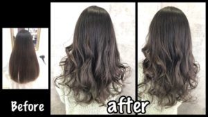 アールカラーで赤味抹殺な透明感抜群アッシュグレーの外国人風カラー【りこさん】の髪