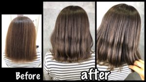 大阪でブリーチなしで白髪を染めながら赤味抹殺外国人風カラーは積み重ねが大切！【あやこさん】の髪