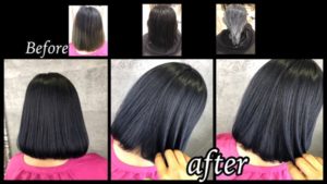 大阪でブルーを濃厚で再現するにはダブルカラーをオーダーしよう！！【あやのさん】の髪