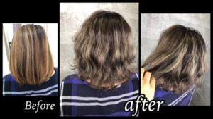 白髪染めをしながら大阪で明るく染めたい方に贈る外国人風カラーはこれだ！【なおみさん】の髪