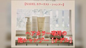 ヘアカラー専用シャンプートリートメント【NADEL/ナデル】色落ち、ダメージ、頭皮ケアができる！！
