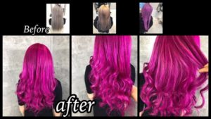 大阪でマニパニを使ったピンクカラーがお洒落！ブリーチ数回必要！【えみさん】の髪