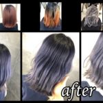 大阪豊中でブリーチを積み重ね作るホワイトグラデーションカラーがお洒落！【はるえさん】の髪