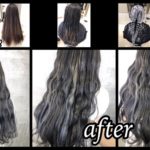 白系ハイライトグラデーションを大阪で！外国人風カラーが大人気！【ようこさん】の髪