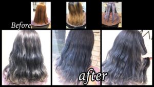 大阪梅田でハイブリーチからのシルバーグレーのナチュラルグラデーションカラーがお洒落【きょうかさん】の髪