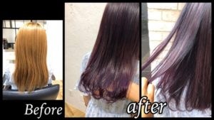 大阪梅田で濃厚なピンクラベンダーで透明感と鮮やかカラーが可愛い!【ゆまさん】の髪