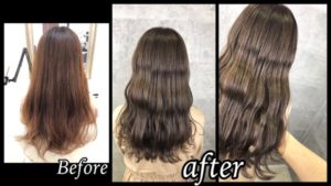 大阪で暗くせずに赤味や黄ばみを取りたい場合はセピアグレージュがオススメ!【あさみさん】の髪