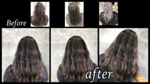 大阪豊中で白髪を染めながら外国人風カラーを極めるには土台作りが大切！【ちえみさん】の髪