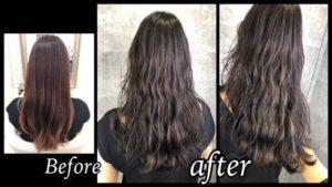 豊中で暗くなりすぎない外国人風カラー|アッシュバイオレットで透明感抜群！【けいこさん】の髪