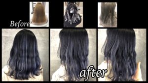 大阪豊中でエアタッチでハイライト系の濃厚外国人風カラーがお洒落すぎた！【まいこさん】の髪