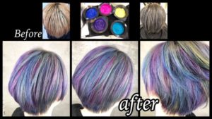 大阪豊中でショートヘアに似合うユニコーンカラーがお洒落で可愛すぎた！【みきさん】の髪