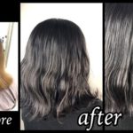 大阪梅田でネイビーピンクアッシュの新型カラーでお洒落外国人風カラー【ゆいさん】の髪