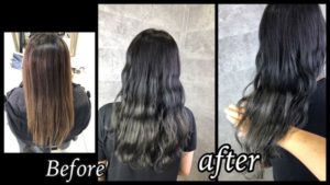 豊中で白髪を染めながら赤味をなくしたカーキグレーが綺麗すぎた！【きみよさん】の髪