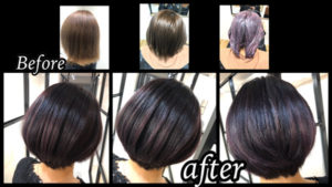 大阪豊中で濃厚な透明感のあるピンクカラーをダブルカラーで再現！！【さきさん】の髪