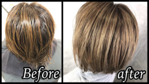 大阪豊中で白髪染めとミルクティーグレージュで再現するお洒落な外国人風カラーが人気【かえこさん】の髪