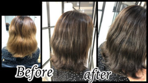 大阪豊中で透明感抜群なオリジナルグレージュで外国人風カラーに！【なおみさん】の髪