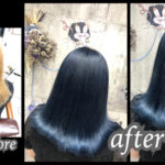 大阪豊中カラトリで積み重ねるブリーチからのブルーラベンダーがお洒落すぎた！！【かなさん】の髪