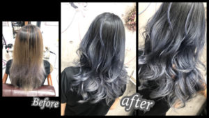 大阪豊中カラトリで白髪を染めながらホワイトカラーにする為には積み重ねが大切！【ともみさん】の髪